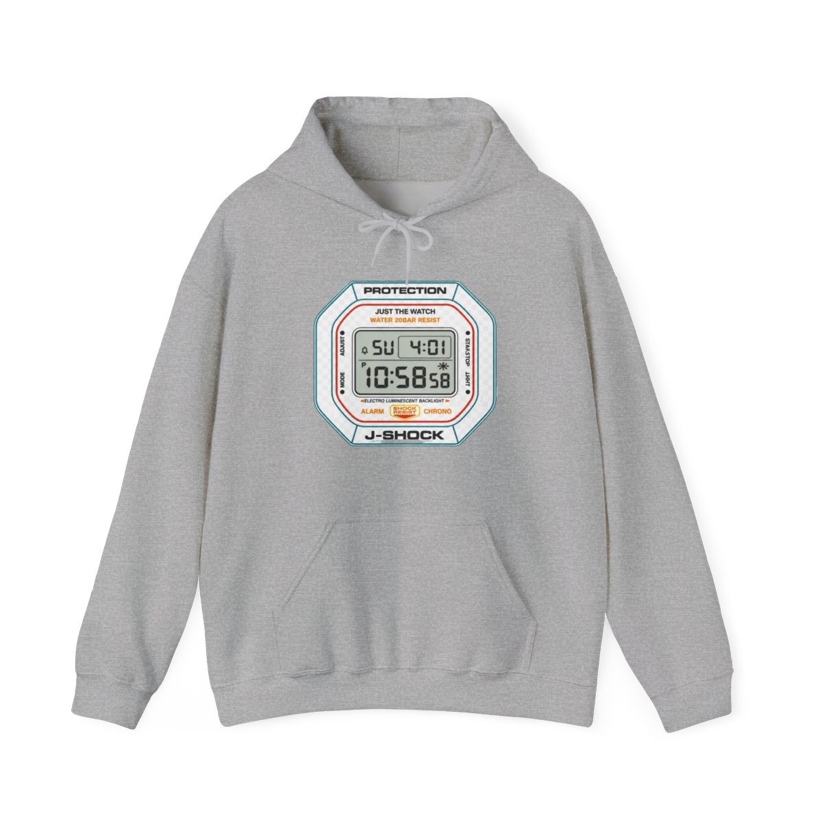 JTW-5600 "J-Shock" Hoodie | Jshock - alternate angle 4, merchandise