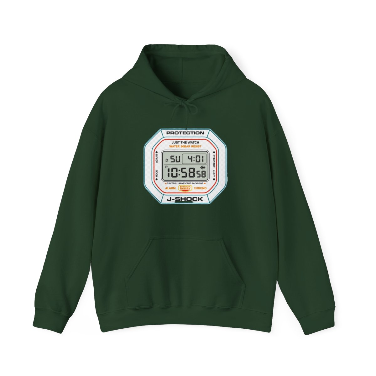 JTW-5600 "J-Shock" Hoodie | Jshock - alternate angle 5, merchandise